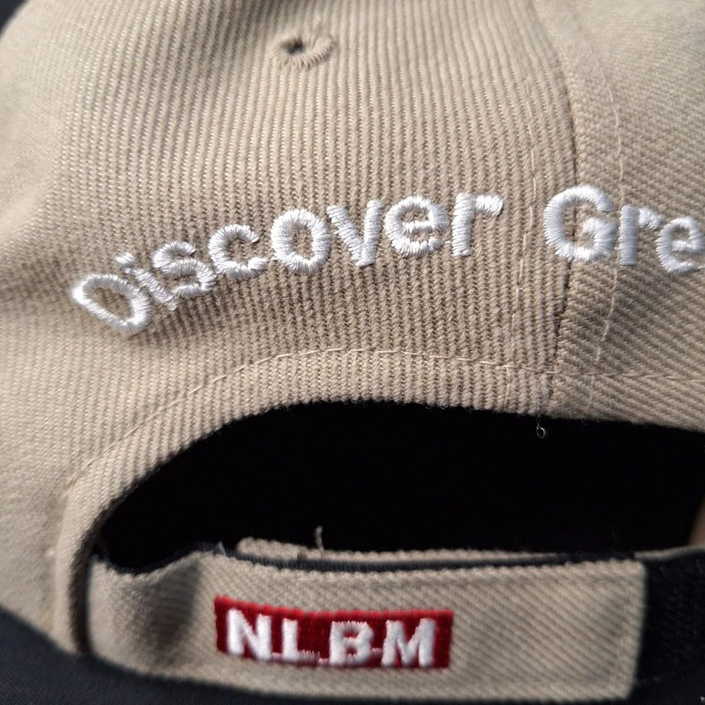NLBM Negro Leagues Baseball Museum Hat Khaki Discover Greatness Strapback Cap‎